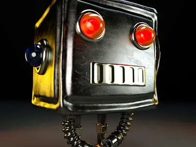 Robot 3dart 3dartist 3dillustration 3dmodeling