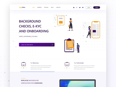 Landing Page branding clean ui landingpage uidesign uiux xd xd design