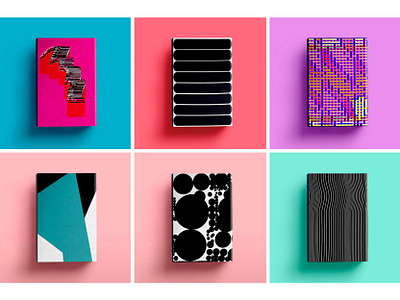 Book Cover Designs abstract book cover art book cover design book cover mockup book covers cover art geometric notebook design notebook mockup pattern pattern design publishing surface pattern