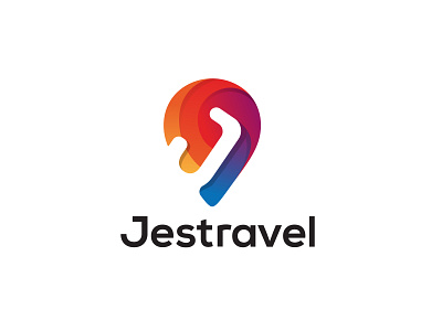 Jsetravel Logo 3d logo app logo baloon logo brand designer brand identity branding branding agency gradient logo icon j logo jet location icon logo location logo modern logo tour tourism logo travel travel agency travel app