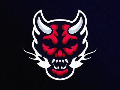 Demon logo design coreldraw demon design devil e sport forsale good illustration ilustrator logo nice