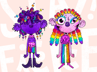 Slay! Fierce! art artwork character character design characterdesign characters fierce handmade illustration lgbtq queer slay yas