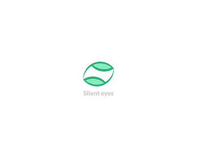 Logo Silent eyes app branding icon illustration illustrator logo silent eyes silent eyes typography ui vector web