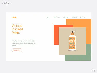 Pre-Order - Daily Ui - 075 dailyui dailyui075 dailyuichallange design dribbble illustration order preorder ui vector website