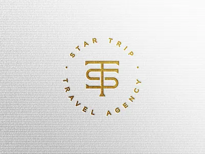 Star Trip_Travel Agency brand branding design identity logo luxurious minimal minimalism modern simple typogaphy