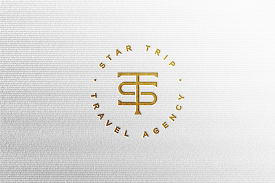 Star Trip_Travel Agency brand branding design identity logo luxurious minimal minimalism modern simple typogaphy