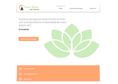 LUCAS YOGA design site ui