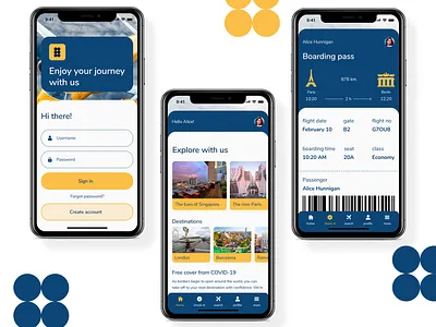 Ticket booking app (BerlinAir) airline airplane airport berlinair booking fly journey plane travel trip