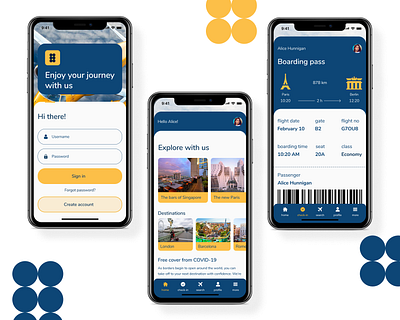 Ticket booking app (BerlinAir) airline airplane airport berlinair booking fly journey plane travel trip