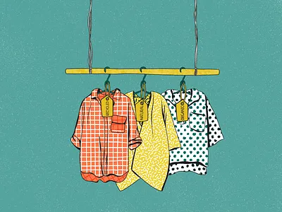 Eco Clothes clothes eco ecology illustration natural organic procreate recycle