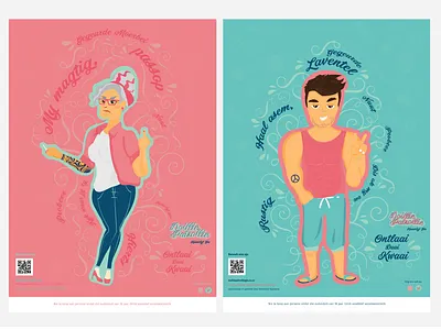 Poster Design: Gin Branding branding character character design design illustration poster poster design vector