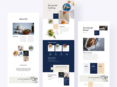 Cooking School Template Design for Divi cooking cooking app cooking class cooking logo cooking school divi elegantthemes online cooking school recipe recipe app recipe book recipe card recipes template typography ui ux website wordpress wordpress theme