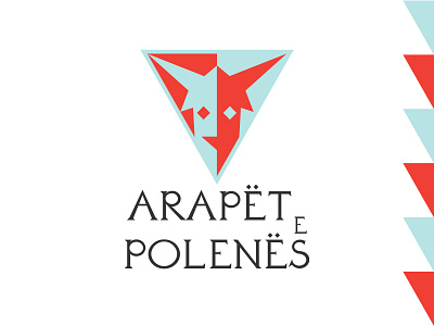 ARAPËT E POLENËS geometric graphic design graphicdesign illustration logo logo design triangle