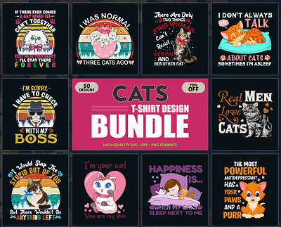 Cat T-Shirt Design Bundle Free Download cat logo merch by amazon merch by amazon shirts shirt shirts t shirt design tshirt tshirt design tshirt design cat tshirts typography typography tshirt typography tshirt design ui vector illustration vector t shirt