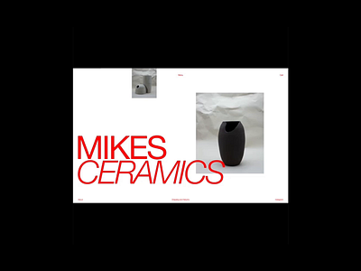 Ceramics store contemporary design graphicdesign minimalism ui uiux ux web webdesign website