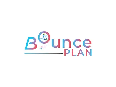 Travel logo for bounce plan brand identity branding branding design design graphic art graphic design graphics design illustration logo travel logo