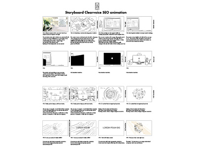 Collaboration Project: Clearvoice SEO artist artistic direction character animation character design collaborate collaboration explainer animation pencil drawing plan project management seo seo services sketch sketchbook sketches sketching storyboard storyboard artist storyboarding teamwork