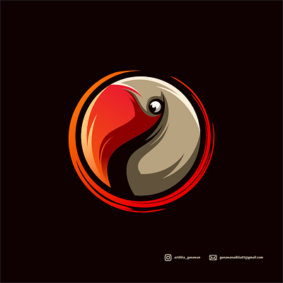 parrot animation branding coreldraw design design art ilustration ilustrator logo sketch vector