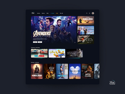 Disney+ Hotstar UI Re-Design aplication design app design design disney dribbble indonesia redesign ui uidesign uiux uiuxdesign ux uxdesign web web deisgn website concept website design