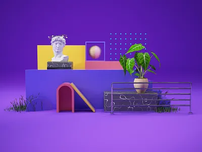 Studio Study 3d 3d artist 3dscene illustration