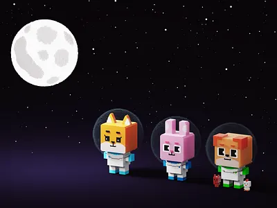 Day6 Even Of Day Denimalz 3d 3d art day6 denimalz design isometric magicavoxel voxel voxelart