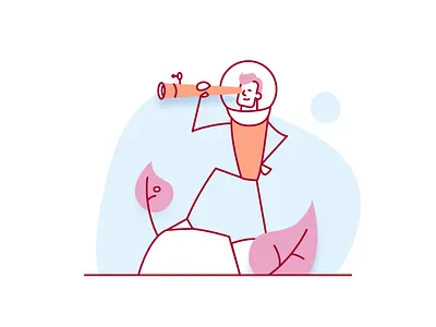 Website illustrations 2d branding design illustration innovation landing page mockup startup vector website