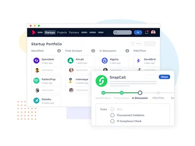 Feature illustrations app design illustration innovation landing page marketing mockup product startup website