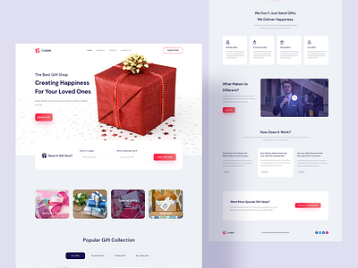 EleGift E-Commerce Website Template accessories agency website buy cake shop design ecommerce flower gadget gift shop landingpage product shop toy shop ux website woocomerce