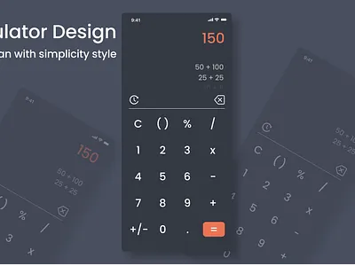 Daily UI #4 - Calculator Design calculator dailyui ui ui design ux