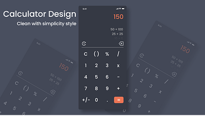 Daily UI #4 - Calculator Design calculator dailyui ui ui design ux