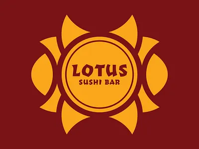 Day 250 adobe illustrator adobe illustrator cc brand design brand identity brand identity design brand identity designer branding graphic design logo logo design logo designer logo mark logo mark symbol icon logo marks logos lotus sushi sushi bar sushi logo symbol