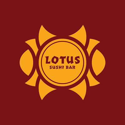 Day 250 adobe illustrator adobe illustrator cc brand design brand identity brand identity design brand identity designer branding graphic design logo logo design logo designer logo mark logo mark symbol icon logo marks logos lotus sushi sushi bar sushi logo symbol