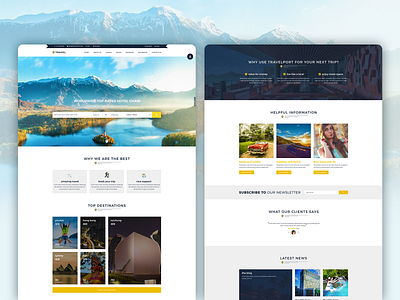 travel Listing design listing minimal photoshop theme travel ui ux