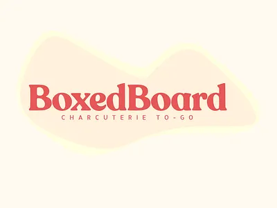 Boxed Boards branding design logo logodesign menu design minimal