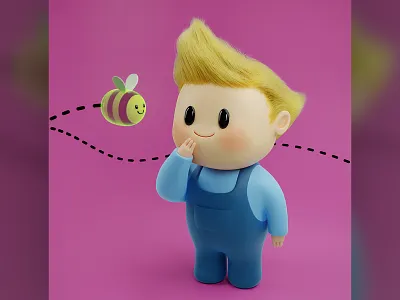 Bravest Warriors Fanart - Baby Chris 3d 3d art baby blender character cute cute art