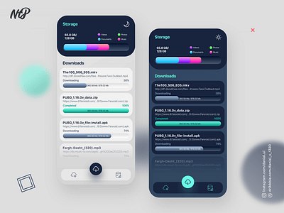 Download management design 🔰 design mobile ui ux uidesign uikit uiux design web ios app uiux uiuxdesign web web design webdesign