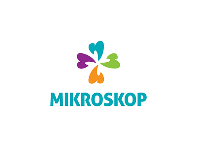 Mikroskop Dental branding colorful colors cross dental dentist design flat flower health icon logo pictogram teeth tooth vector