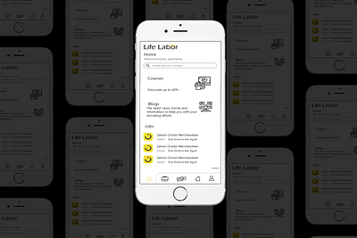 Life Labor branding design job jobs recruitment students ui ux web web design webdesign website