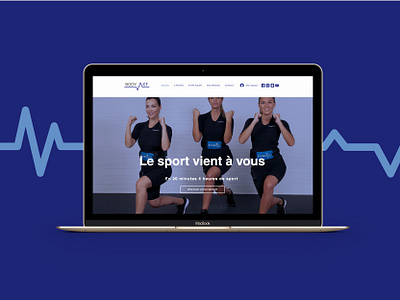 BODY ACT - Fitness and electrostimulation design ui web website