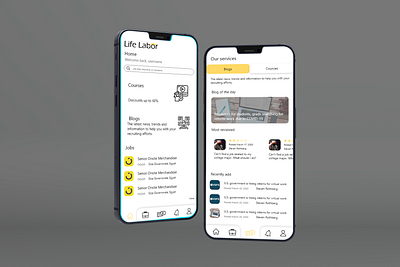 Life Labor branding design job jobs recruitment student ui ux web web design webdesign website