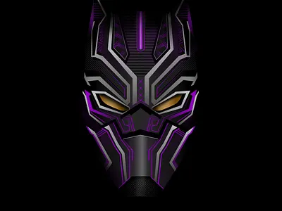 BLACK PANTHER MASK african art blackpanther chadwick boseman characterdesign design graphic illustration illustrator mask pattern vector wakanda