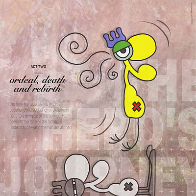 The hero’s journey—act two art artwork campbell concept digital graffiti hero illustration journey pop visual