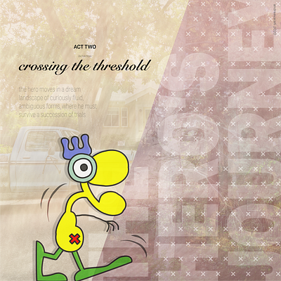 The hero’s journey—act two art artwork campbell concept digital graffiti hero illustration journey pop visual