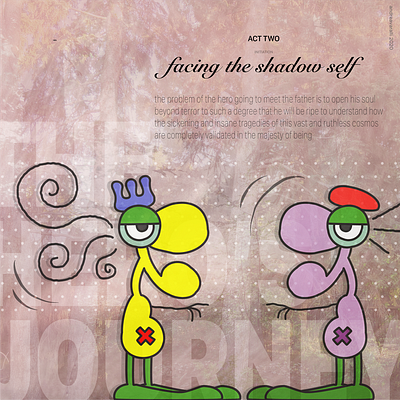 The hero’s journey—act two art artwork campbell concept digital graffiti hero illustration journey pop visual