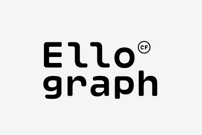 Ellograph CF - soft monospace sans font bold code connary fagen design font fonts geometric lettering monospace monospaced programming terminal typeface typography ui