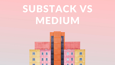 Substack vs Medium canva canva template design icon logo typography ux web website