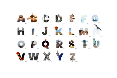 A to Z alphabet alphabet font design font art font family image font typogaphy