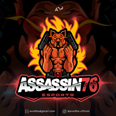 Assassin Dog Esports Logo Design By Avoltha assassin avoltha bestlogo characterillustration dog esportslogo graphicdesign gunman hitman hound illustration inkillustration killer logodesigner logodesigns logoinspiration logos mascotlogo nightmare twitchlogo