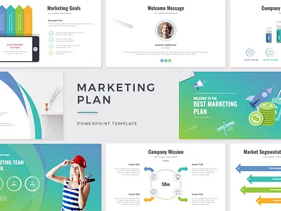 marketing Plan PowerPoint Template annual report business clean company profile creative digital marketing digital marketing agency marketing marketing plan minimal minimalist modern plan powerpoint presentation report strategy technology