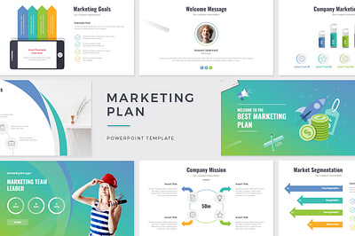 marketing Plan PowerPoint Template annual report business clean company profile creative digital marketing digital marketing agency marketing marketing plan minimal minimalist modern plan powerpoint presentation report strategy technology